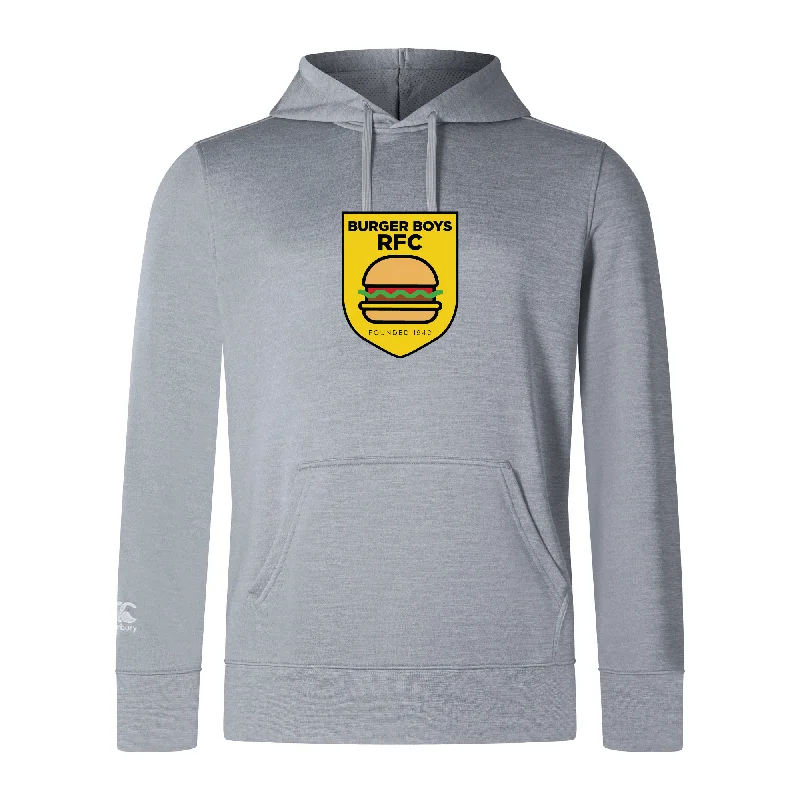 Camping hiking route planning-Burger Boys RFC Club Lightweight Hoodie by Canterbury