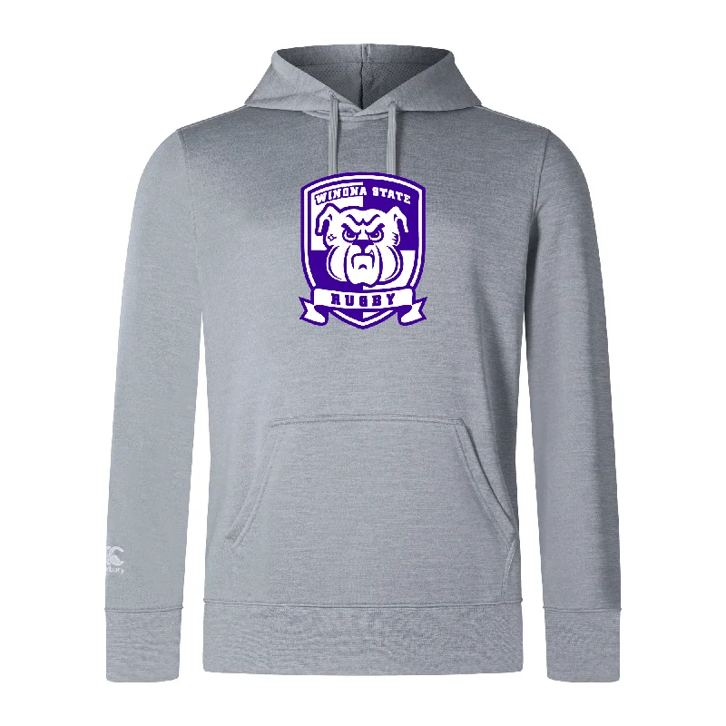 Camping hiking meditation spots-Winona State University Club Lightweight Hoodie by Canterbury