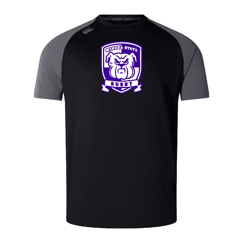 Camping hiking trail stories-Winona State University Elite Training Tee by Canterbury