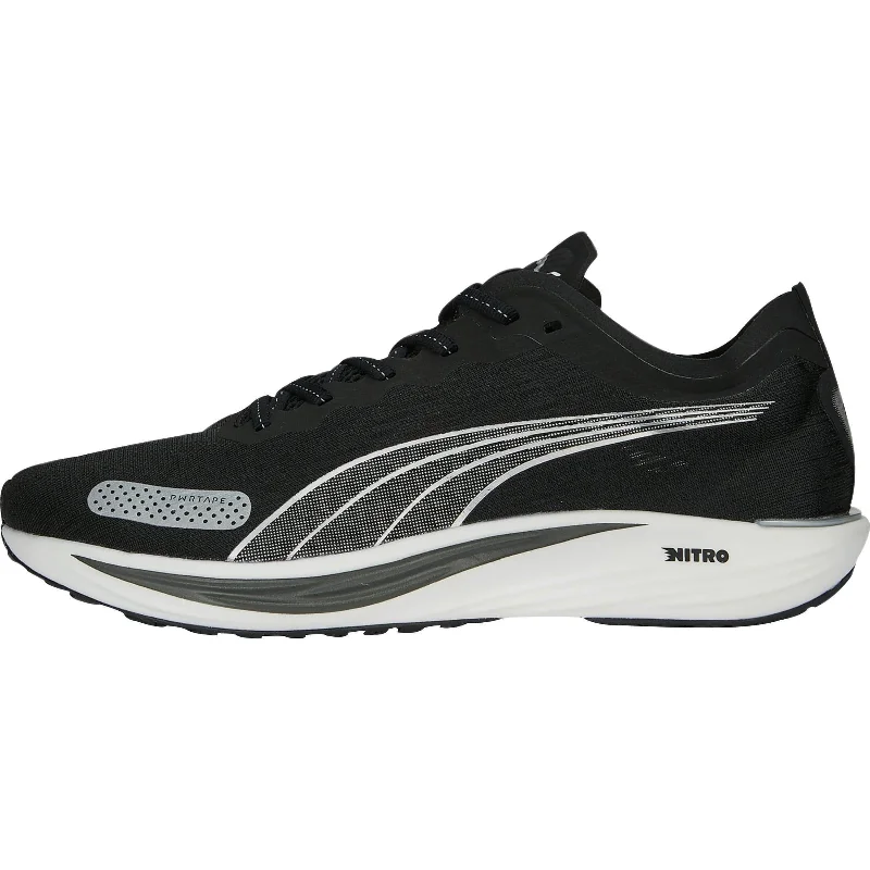 Camping hiking steep drops-Puma Liberate Nitro 2 Mens Running Shoes - Black