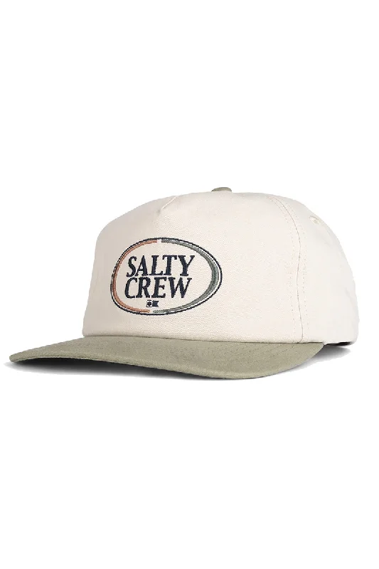 trendy-snapback-hat-Salty Crew A-Frame 5 Panel Hat - Wax/Fern