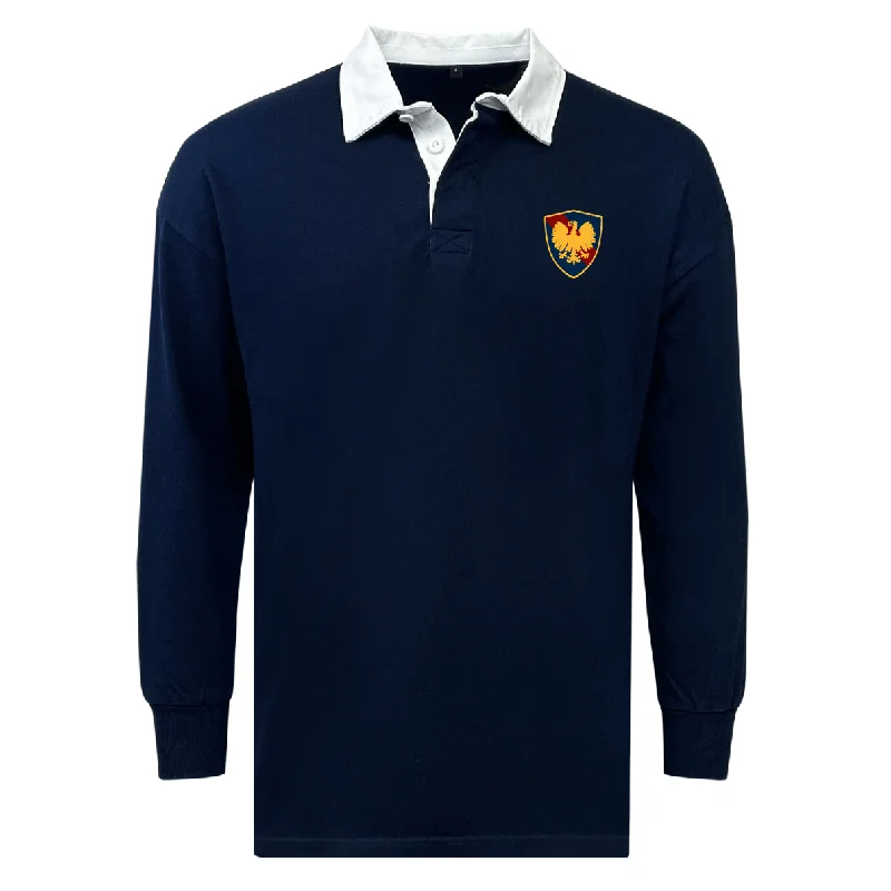 Camping hiking group meals-Cincinnati Classical Academy Classic Long Sleeve Solid Rugby Jersey