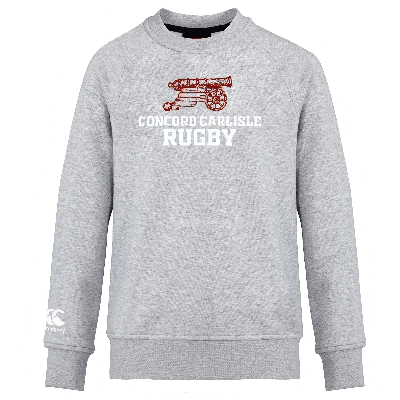 Camping hiking GPS devices-Concord Carlisle Rugby Club Crew Sweatshirt by Canterbury