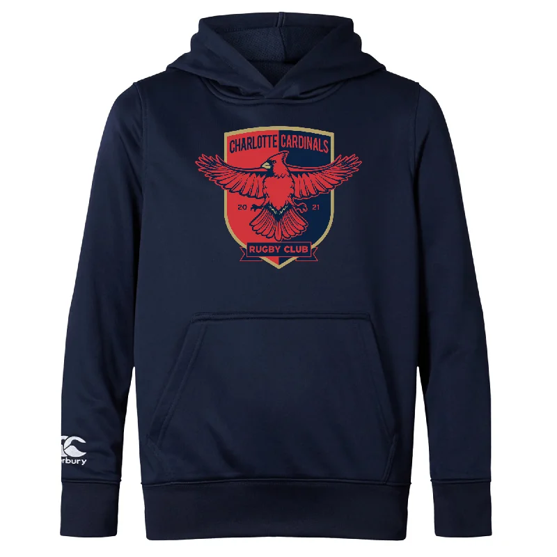 Camping hiking trail ratings-Charlotte Cardinals Rugby Club Club Lightweight Hoodie by Canterbury