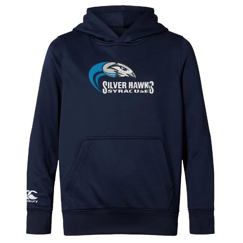 Camping hiking knife sharpening-Syracuse Silver Hawks Club Lightweight Hoodie by Canterbury