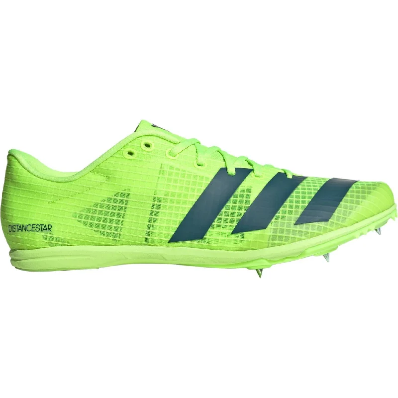 Camping hiking trail guides-adidas Distancestar Running Spikes - Green