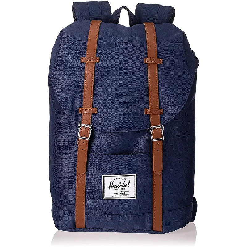 Camping hiking skillet meals-Herschel Unisex Navy Polyester Classic 19.5L Backpack - 10066-00007-OS