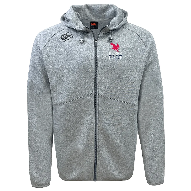 Camping hiking bridge safety-Rugby East Conference Tempo Vapodri Full-Zip Hoodie by Canterbury