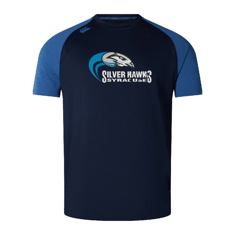 Camping hiking energy bars-Syracuse Silver Hawks Elite Training Tee by Canterbury