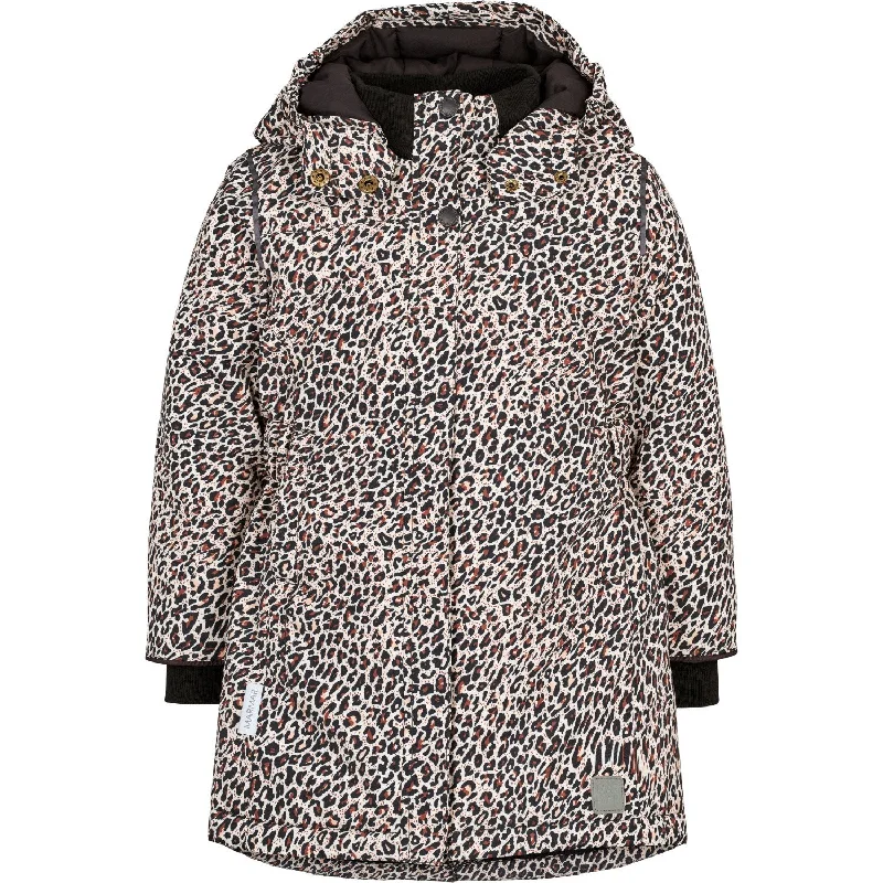 Camping hiking adventure blogs-MarMar Technical Outerwear Print Leopard Olga Jacket