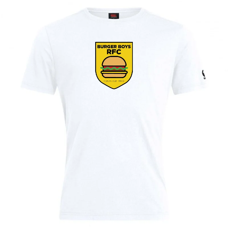 Camping hiking trail pacing-Burger Boys RFC Club Plain Tee by Canterbury