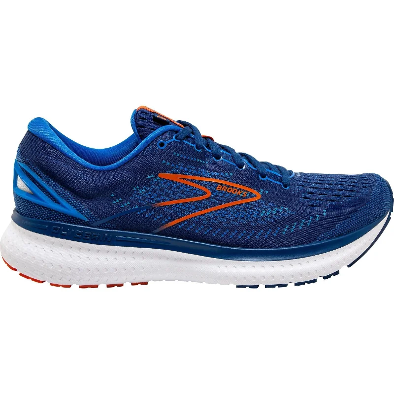 Camping hiking gear checklists-Brooks Glycerin 19 Mens Running Shoes - Blue