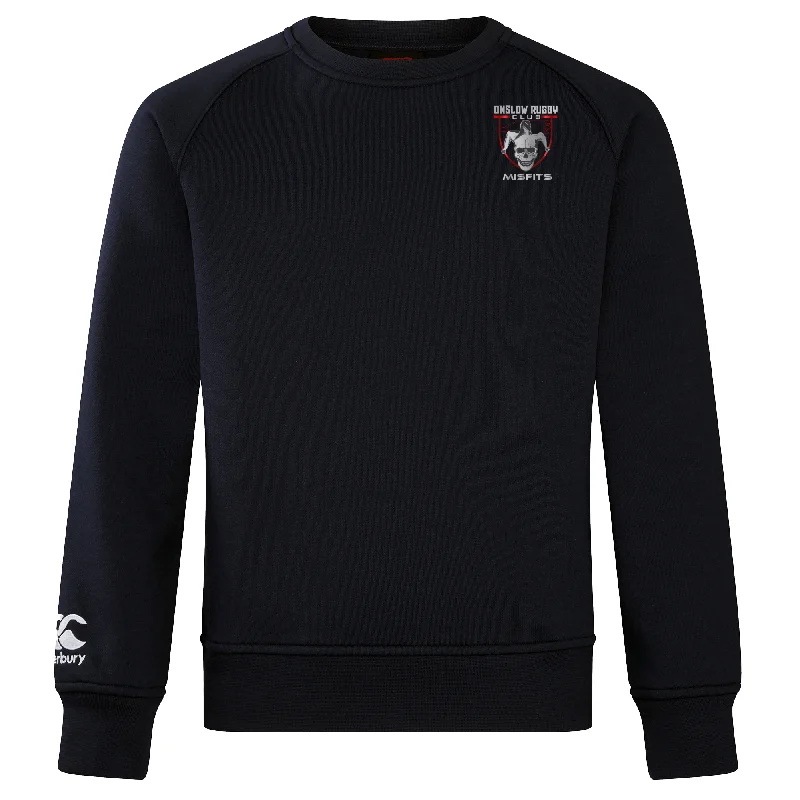 Camping hiking solo tents-Onslow Rugby Misfits Club Crew Sweatshirt by Canterbury