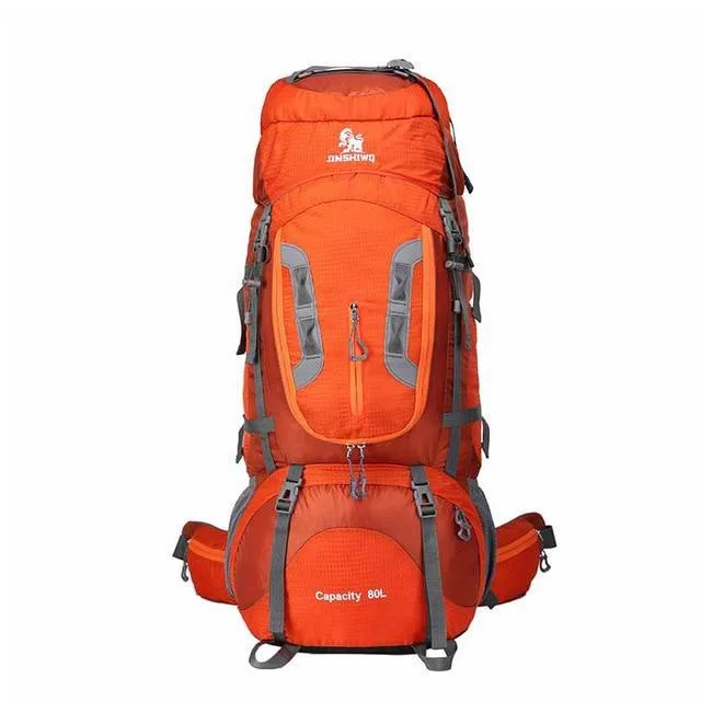 Camping hiking podcast tips-80L Large Capacity Camping Outdoor Trekking Hiking Rucksack