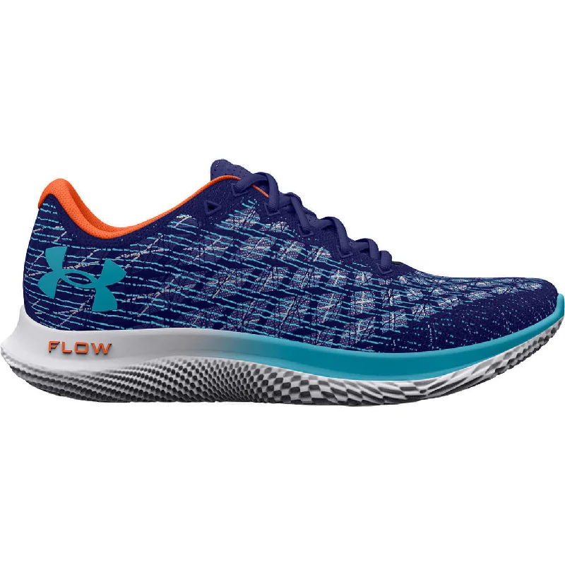 Camping hiking trail pastries-Under Armour Flow Velociti Wind 2 Mens Running Shoes - Blue