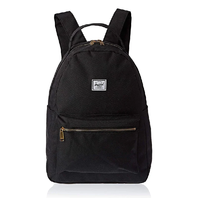 Camping hiking rocky terrain-Herschel Unisex Black Mid-Volume 18.0L Nova Backpack - 10503-00001-OS