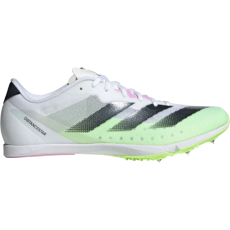 Camping hiking nature poetry-adidas Distancestar Running Spikes - White