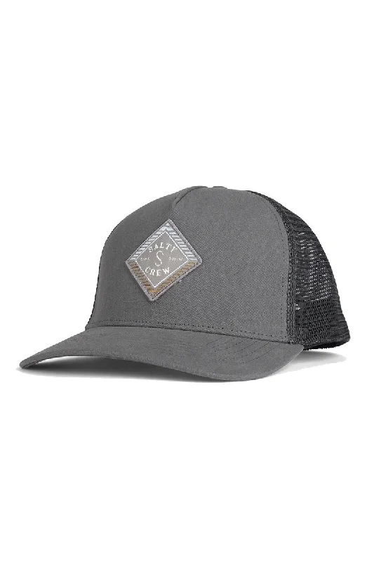 bright-sun-hat-Salty Crew Faded Retro Trucker Hat - Charcoal