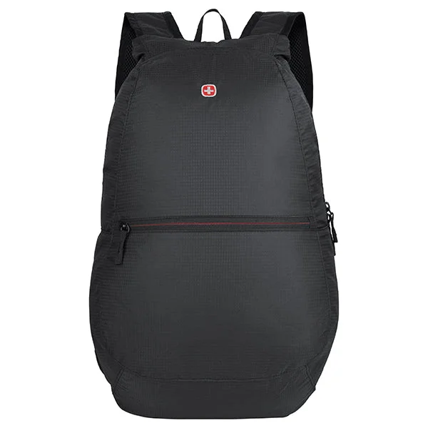 Camping hiking coastal trails-Wenger Packable Backpack in 25L Black