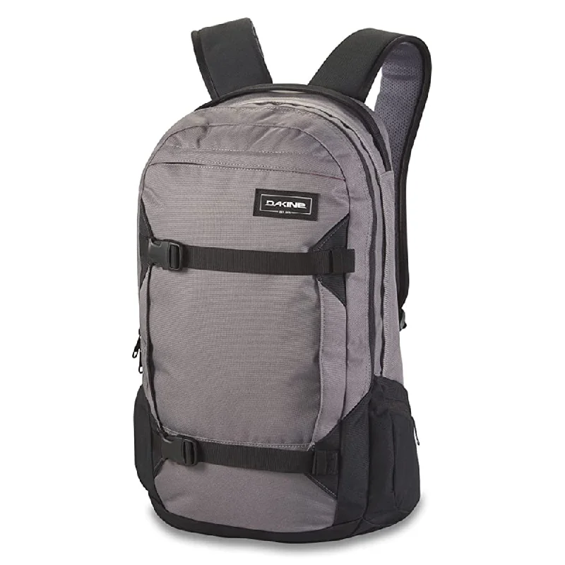 Camping hiking sunscreen brands-Dakine Unisex Steel Grey One Size 25L Mission Backpack - 10002637-STEELGREY