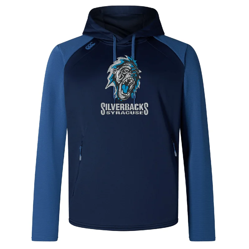 Camping hiking gear organizers-Syracuse Silverbacks Elite Training Hoody by Canterbury