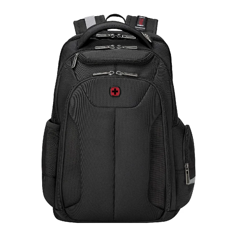 Camping hiking creative tips-Wenger  17.5" ScanSmart Laptop Backpack, 30 Litres, Black, Swiss Designed-blend of style & function