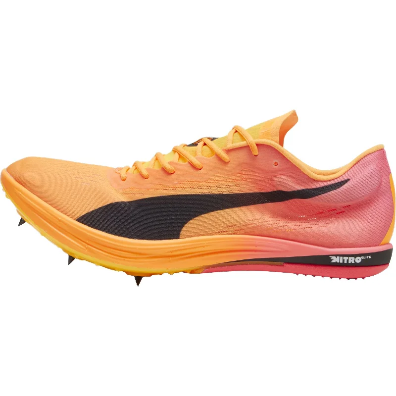 Camping hiking nature audio-Puma evoSpeed Long Distance Nitro Elite 2 Running Spikes - Orange