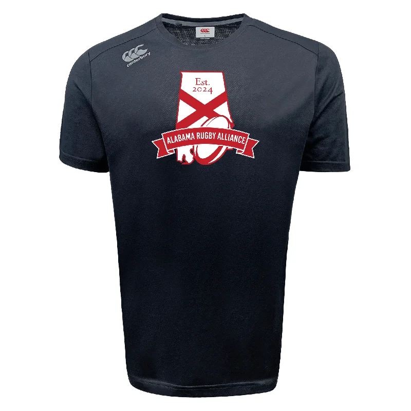 Camping hiking trail shuttles-Alabama Rugby Alliance Tempo Vapodri T-Shirt by Canterbury