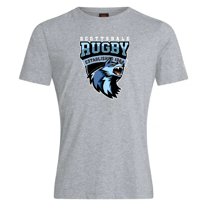 Camping hiking group tours-Scottsdale Rugby Club Plain Tee by Canterbury