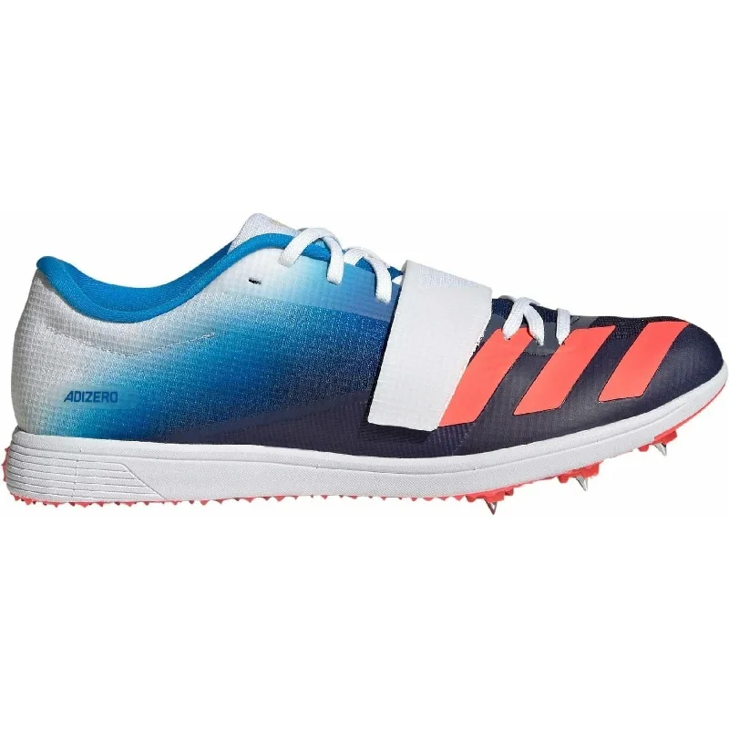 Camping hiking sunburn tips-adidas Adizero Triple Jump & Pole Vault Field Event Spikes - Blue