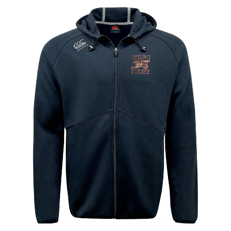 Camping hiking hydration systems-Concord Carlisle Rugby Tempo Vapodri Full-Zip Hoodie by Canterbury