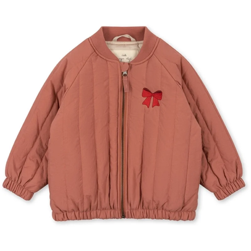 Camping hiking synthetic fabrics-Konges Sløjd Canyon Rose Juno Bomber Jacket