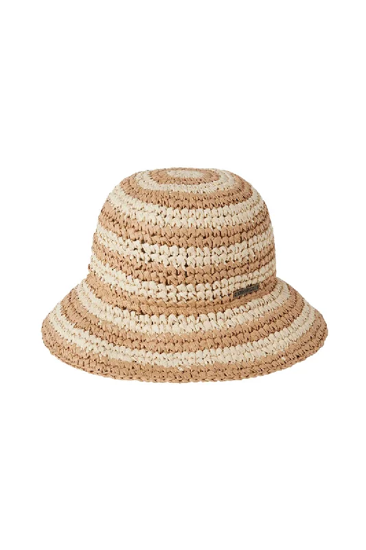 kids-baseball-hat-O'Neill Mundaka Stripe Hat - Natural