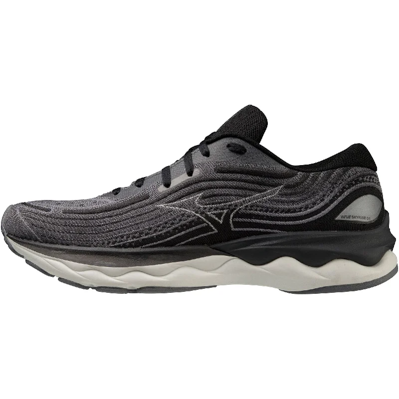 Camping hiking trail scat-Mizuno Wave Skyrise 4 Mens Running Shoes - Grey