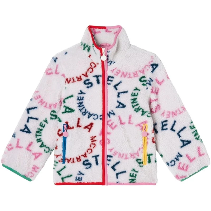 Camping hiking trail fog-Stella McCartney Ivory/Colourful Jacket