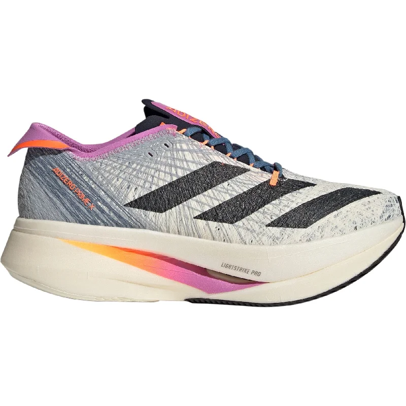 Camping hiking trailhead tips-adidas Adizero Prime X Strung Mens Running Shoes - Grey