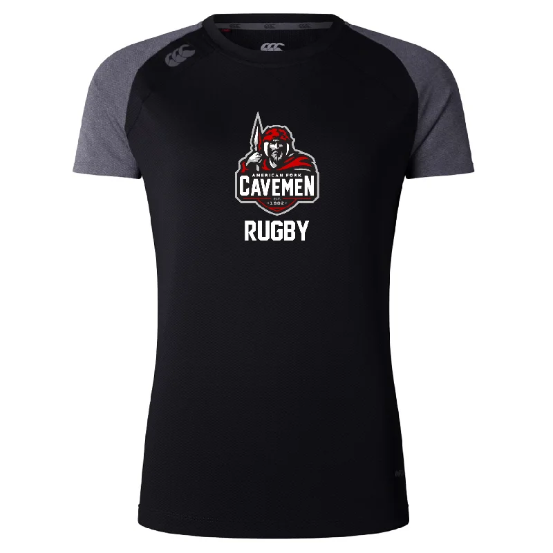 Camping hiking axe reviews-American Fork Cavemen Women's Elite Training Tee by Canterbury