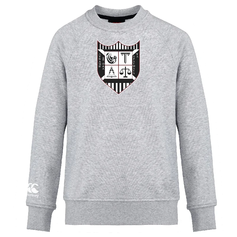 Camping hiking wild berries-Troy University Rugby Club Crew Sweatshirt by Canterbury