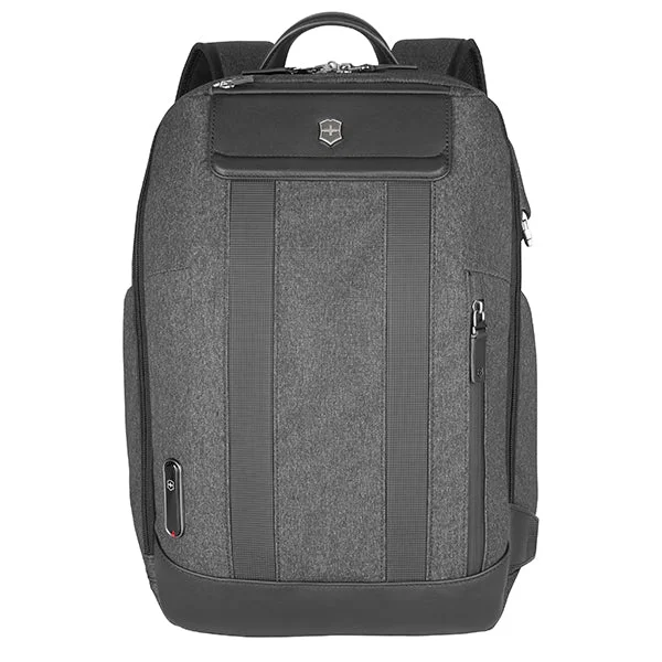 Camping hiking trail running-Victorinox Architecture Urban 2.0, City Backpack, 14" Laptop, 17 Litres, Melange Grey