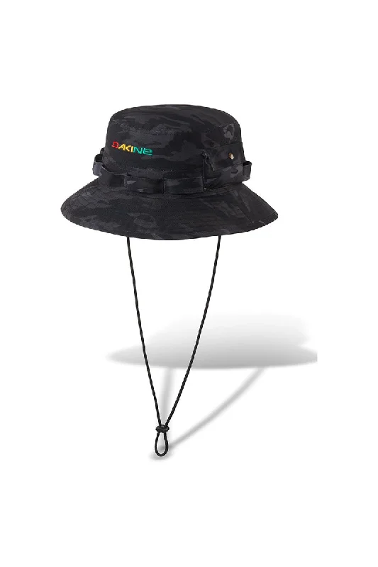 garden-sun-hat-Dakine Breaker Boonie Hat - Black Vintage Camo