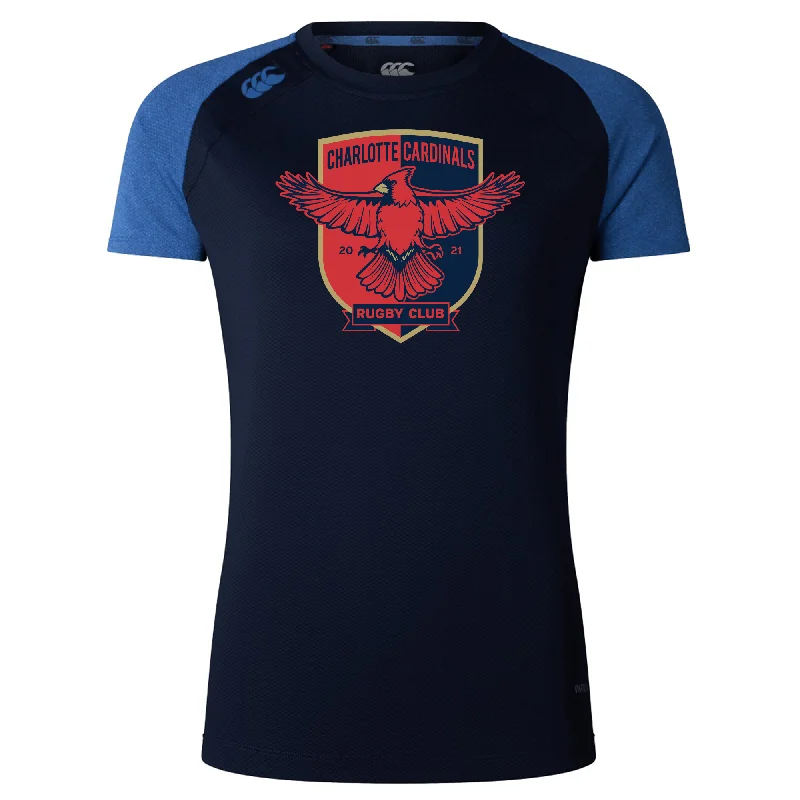 Camping hiking hammock camping-Charlotte Cardinals Rugby Club Women's Elite Training Tee by Canterbury