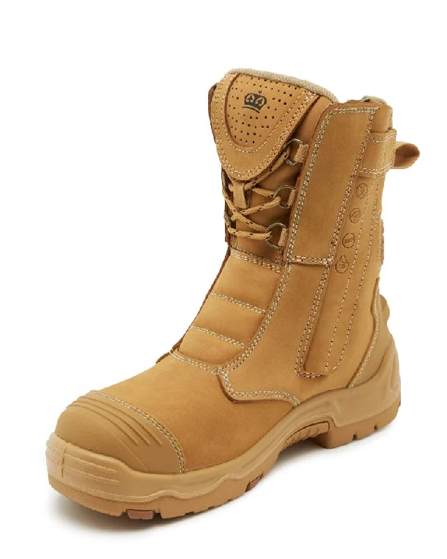 Camping hiking trail pacing-Bennu Pro 9 High Leg Work Boot - Wheat