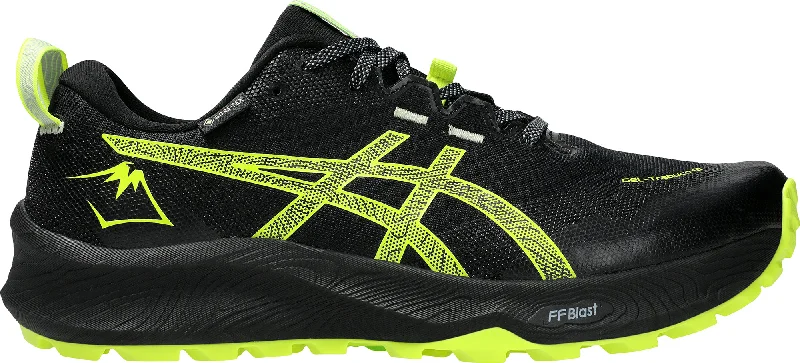 Camping hiking rain gear-Asics Gel Trabuco 12 GORE-TEX Mens Trail Running Shoes - Black