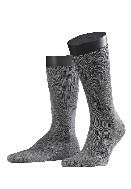 thick socks for boots-Tiago Dress Sock Mens Mercerized Cotton Tiago Dress Sock | Light Greymel. 14662-3390