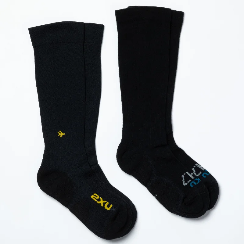 socks for outdoor sports-2XU Unisex Compression Socks