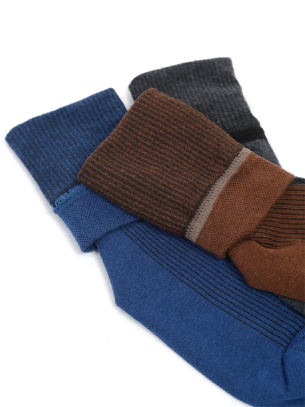 wool socks for hiking-Men Set of 3 Socks