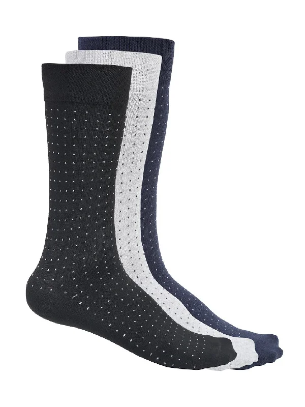 athletic socks for men-Men Set of 3 Socks