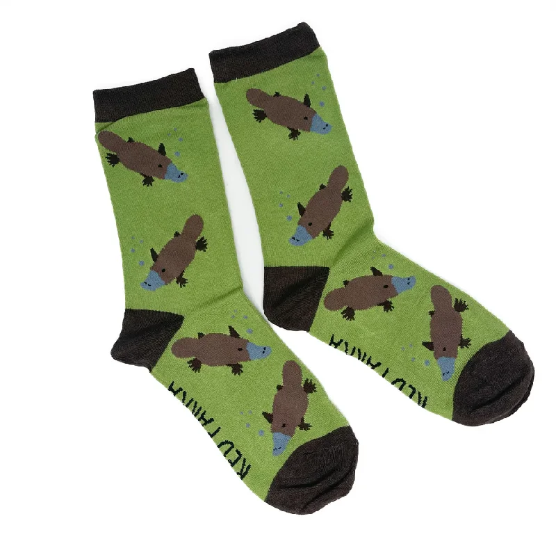 socks with holiday themes-Platypus Socks