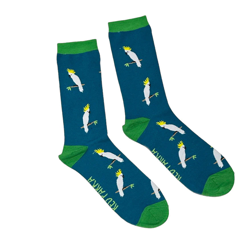 socks with high breathability-Sulphur-Crested Cockatoo Socks