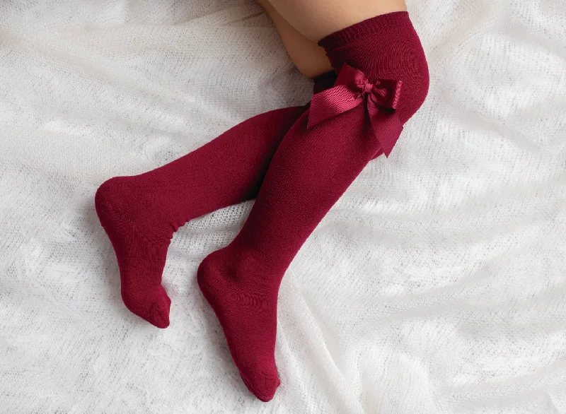 novelty socks with patterns-Cotton Over The Knee Socks